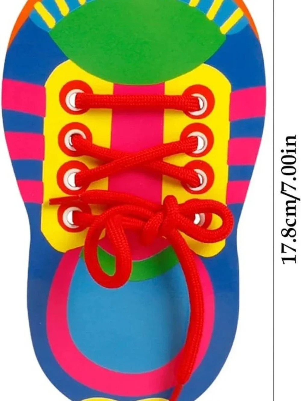 Kids Learning Shoe Lacing Toy - Multicolor